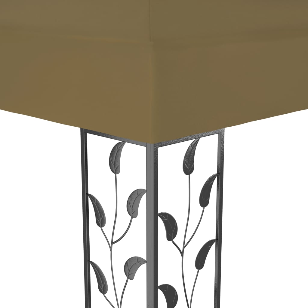Prieel Met Dubbel Dak 180 G/M² 3X4 M Taupe