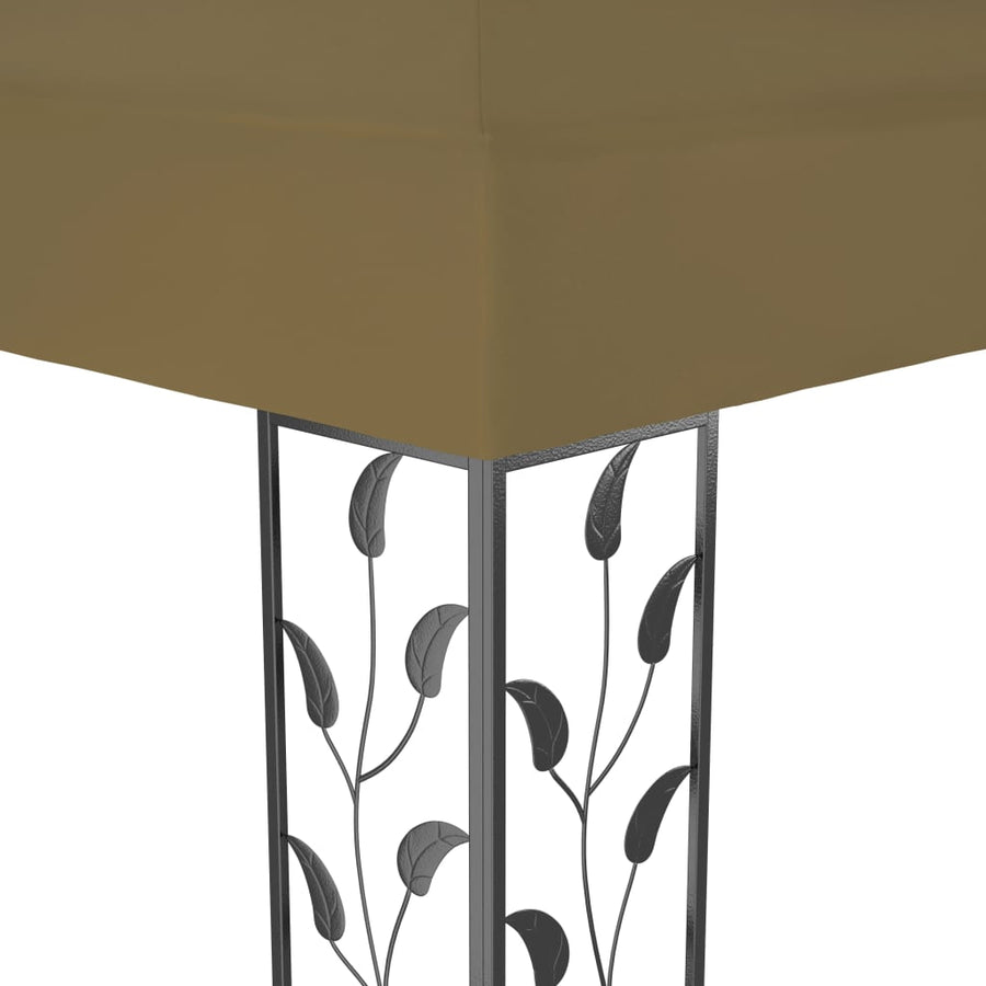 Prieel Met Dubbel Dak 180 G/M² 3X4 M Taupe