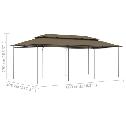Prieel 180 G/M² 600X298X270 Cm Taupe