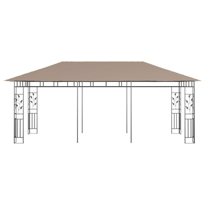 Prieel Met Klamboe 180 G/M² 6X3X2,73 M 6 x 3 x 2.73 m Taupe