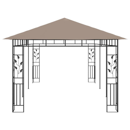 Prieel Met Klamboe 180 G/M² 6X3X2,73 M 6 x 3 x 2.73 m Taupe