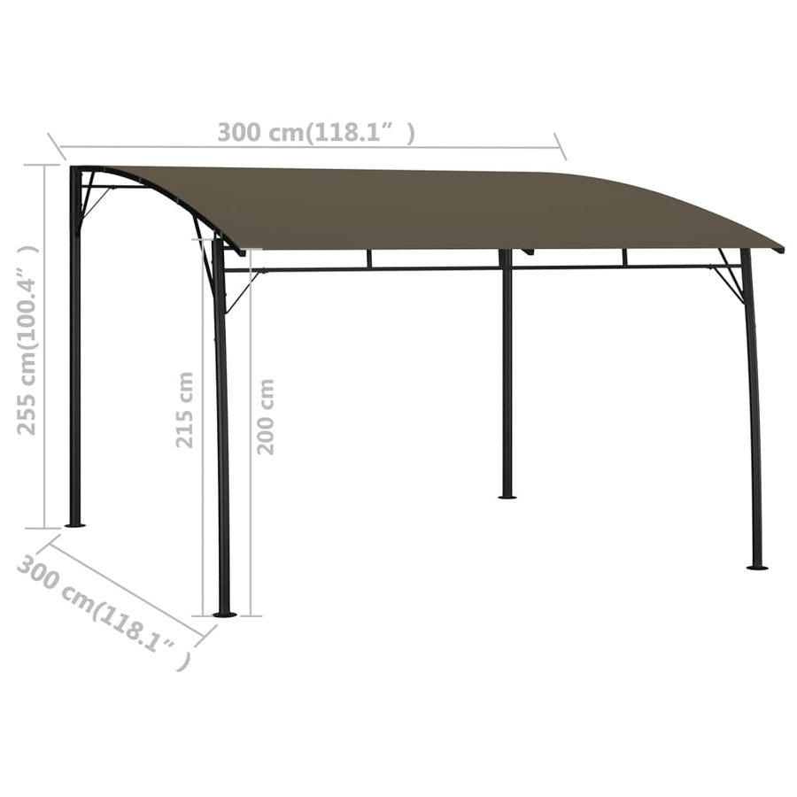 Zonneluifel 3X3X2,55 M 3 x 3 x 2.55 m