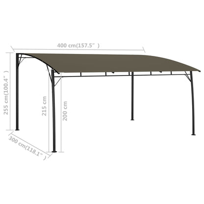 Zonneluifel 4X3X2,55 M 4 x 3 x 2.55 m