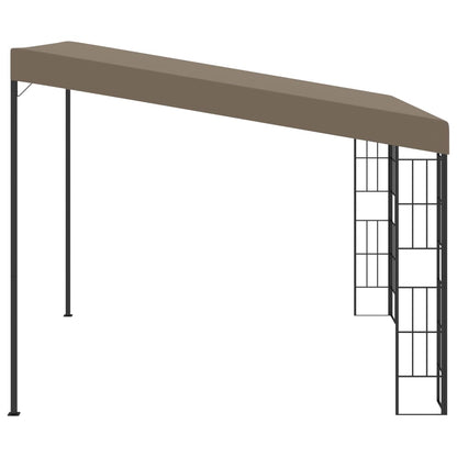Wandprieel Stof 3 x 3 m Taupe