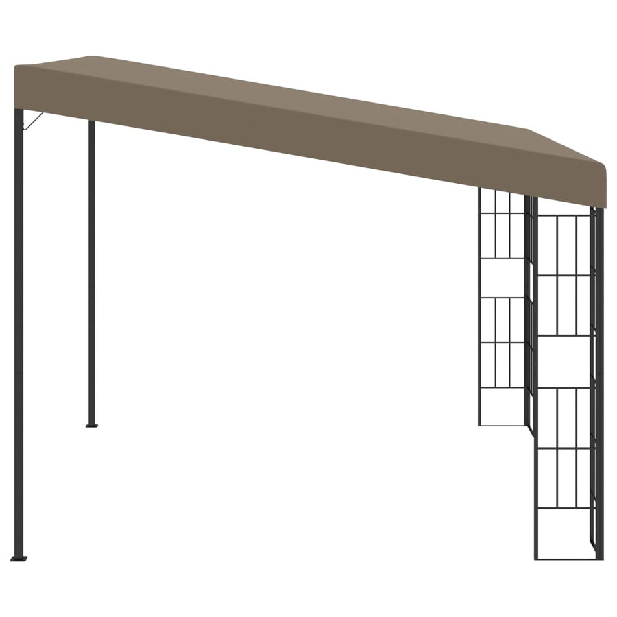 Wandprieel Stof 3 x 3 m Taupe