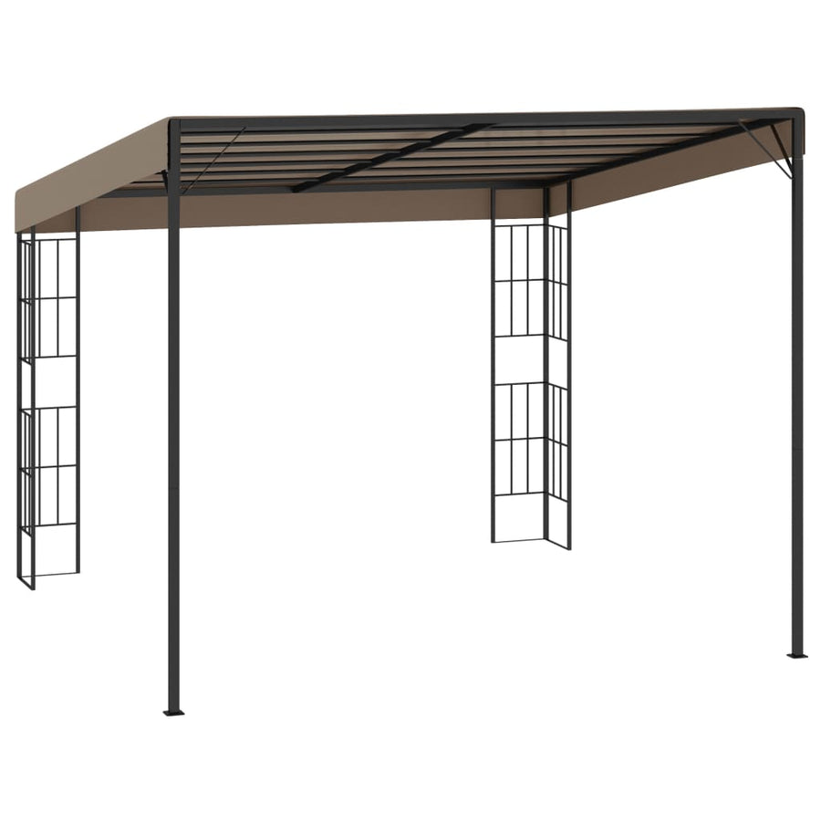 Wandprieel Stof 3 x 3 m Taupe