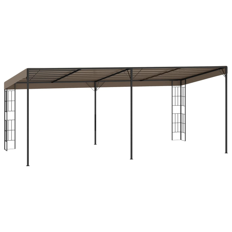 Wandprieel Stof 6 x 3 m Taupe