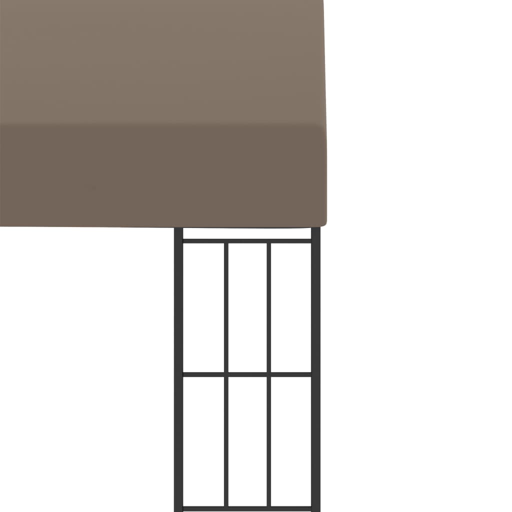 Wandprieel Stof 6 x 3 m Taupe
