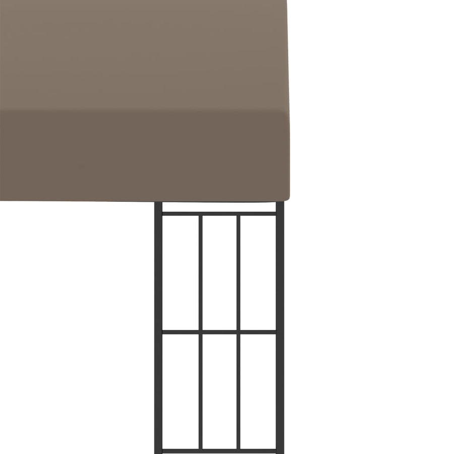 Wandprieel Stof 6 x 3 m Taupe