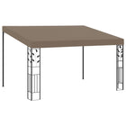 Wandprieel 4x3x2,5 m taupe