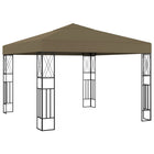 Prieel 3x3 m taupe polyester