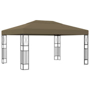 Prieel 3 x 4 m taupe stof