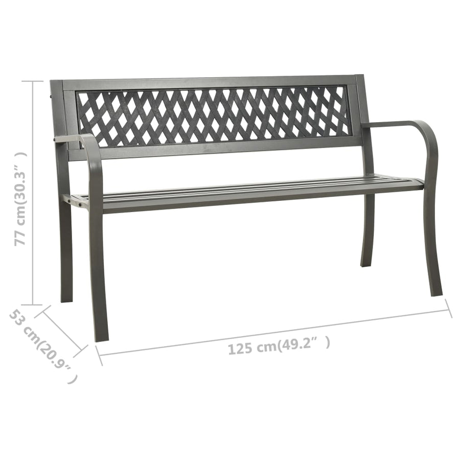 Tuinbank Staal 1
