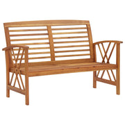 Tuinbank 119x67x83 cm massief acaciahout