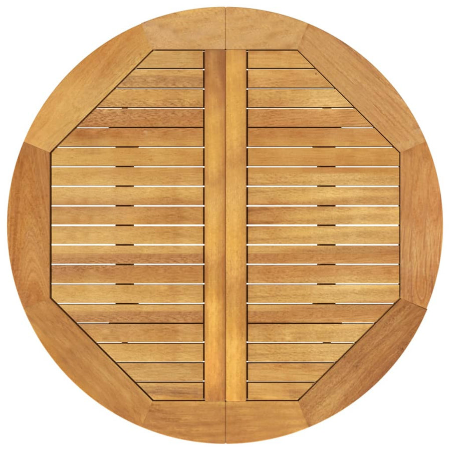 Tuintafel Ø85X75 Cm Massief Acaciahout Ø 85 x 75 cm