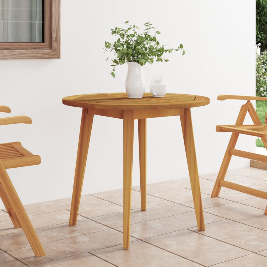 Tuintafel Ø85X75 Cm Massief Acaciahout Ø 85 x 75 cm