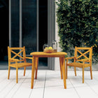 Garden Table Solid Acacia Wood 85 x 85 x 75 cm