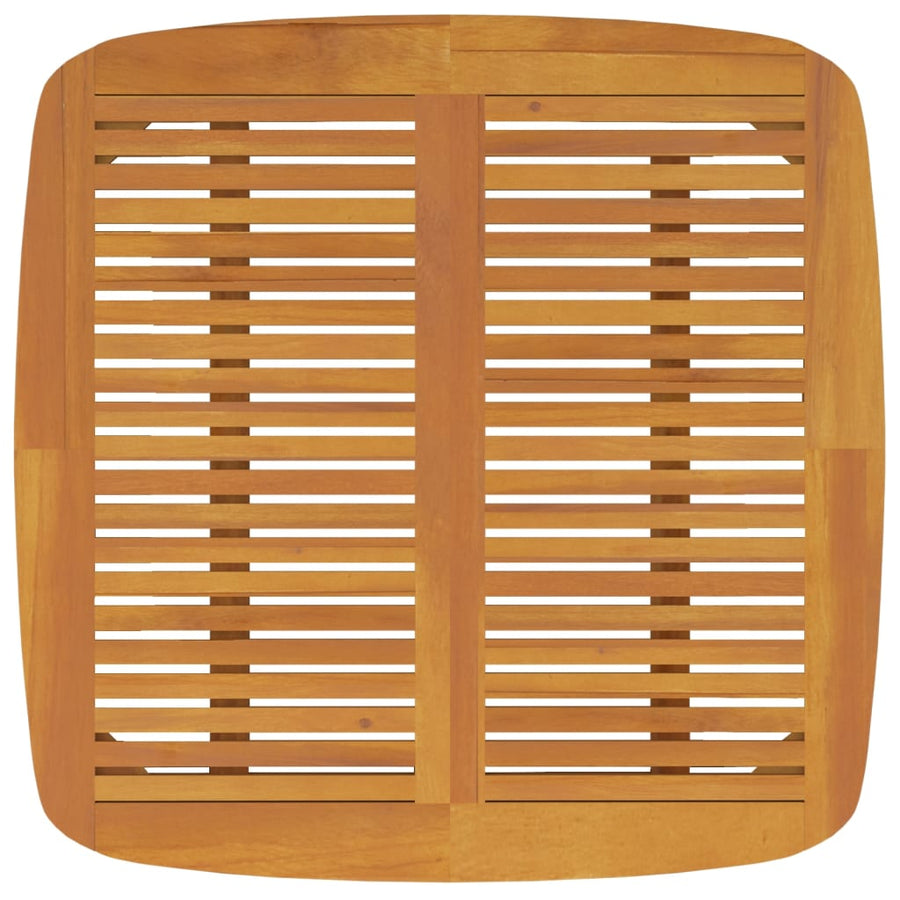 Tuintafel 110X110X75 Cm Massief Acaciahout