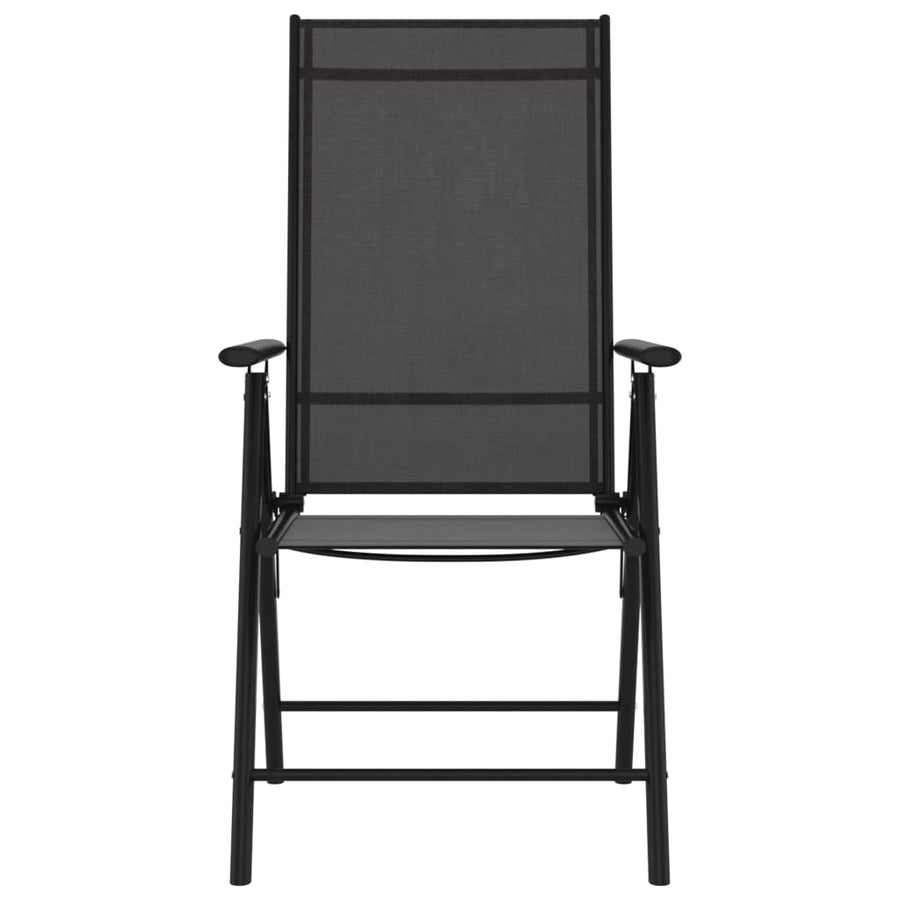 Tuinstoelen Inklapbaar Textileen 1 6 Zwart