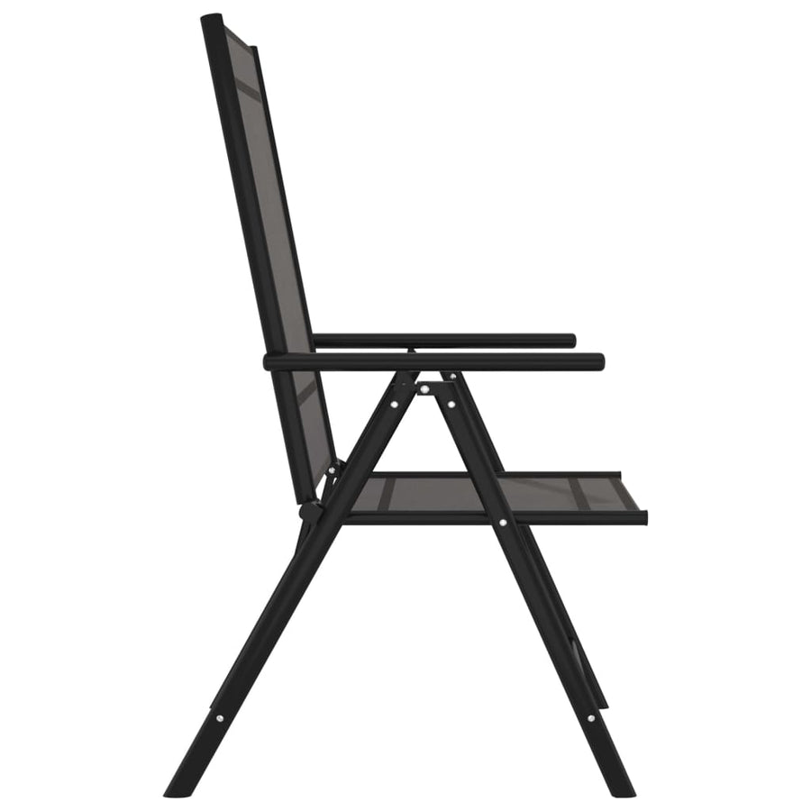 Tuinstoelen Inklapbaar Textileen 1 6 Zwart