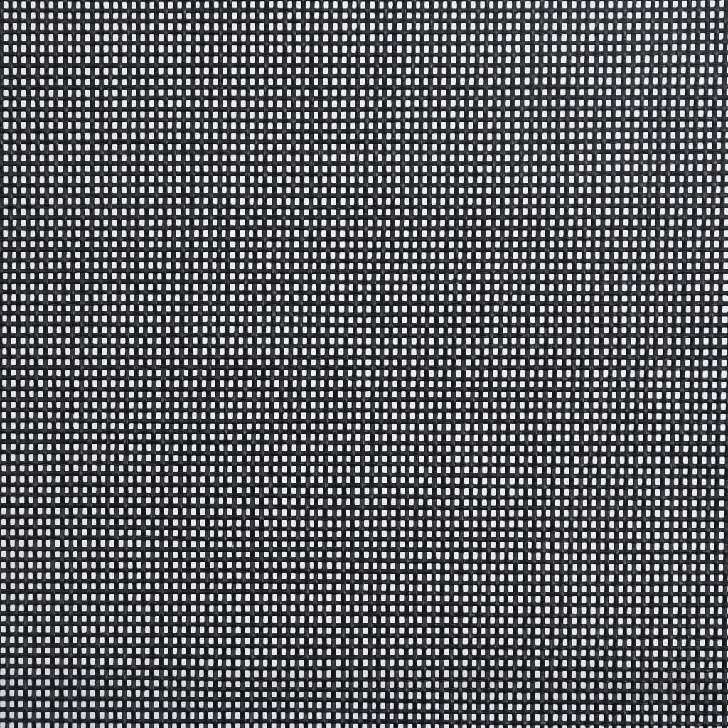 Tuinstoelen Inklapbaar Textileen 1 2 Zwart en zilver