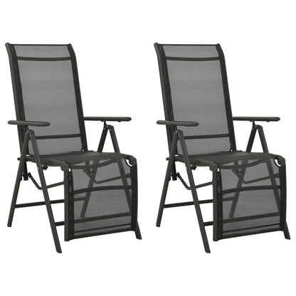 Tuinstoelen Verstelbaar Textileen Aluminium 2
