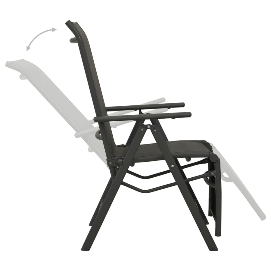 Tuinstoelen Verstelbaar Textileen Aluminium 2