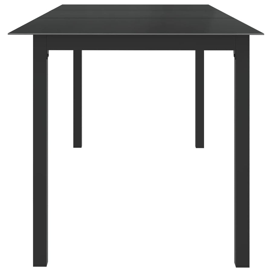 Tuintafel Aluminium En Glas 190 x 90 x 74 cm