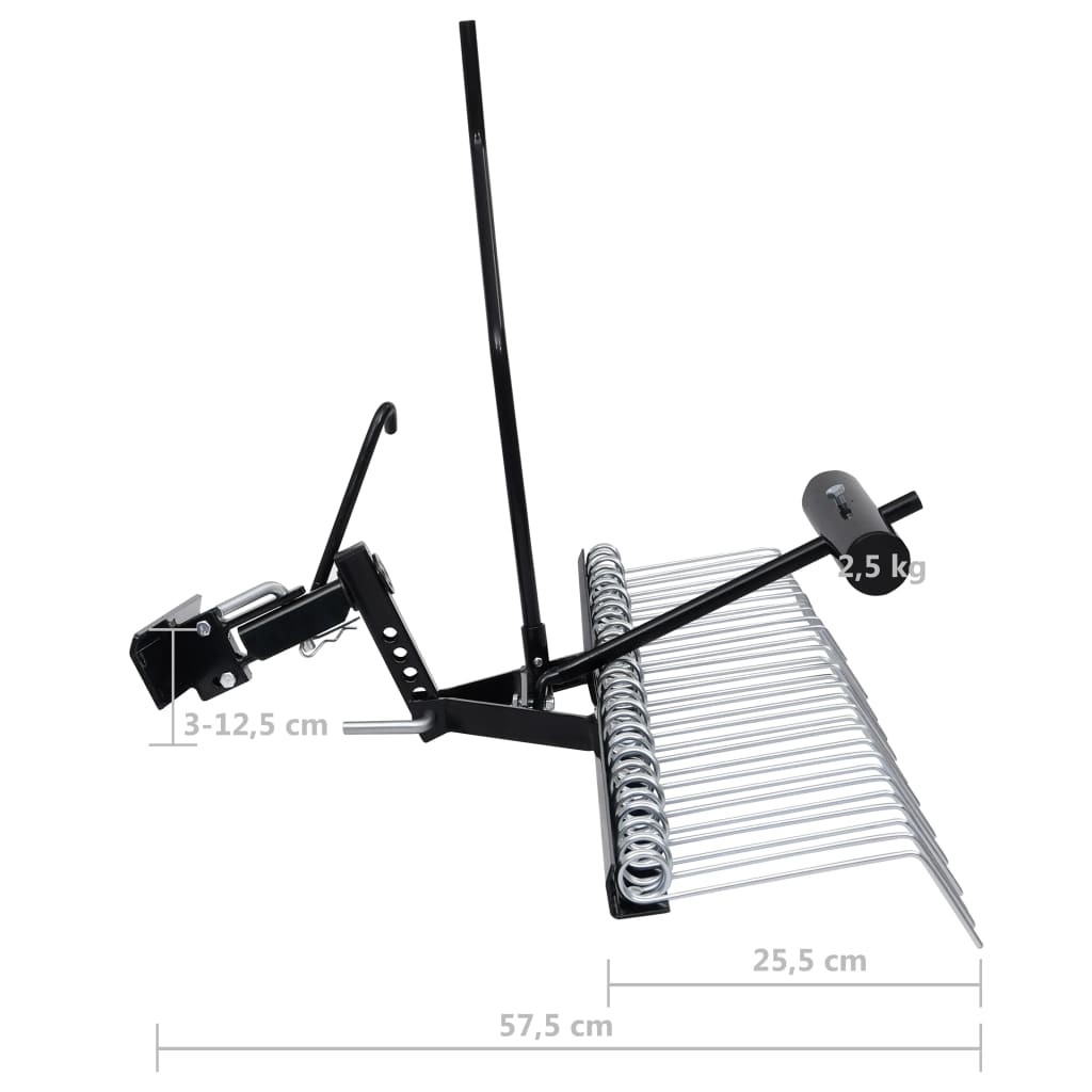Verticuteerder voor zitmaaier 120 cm