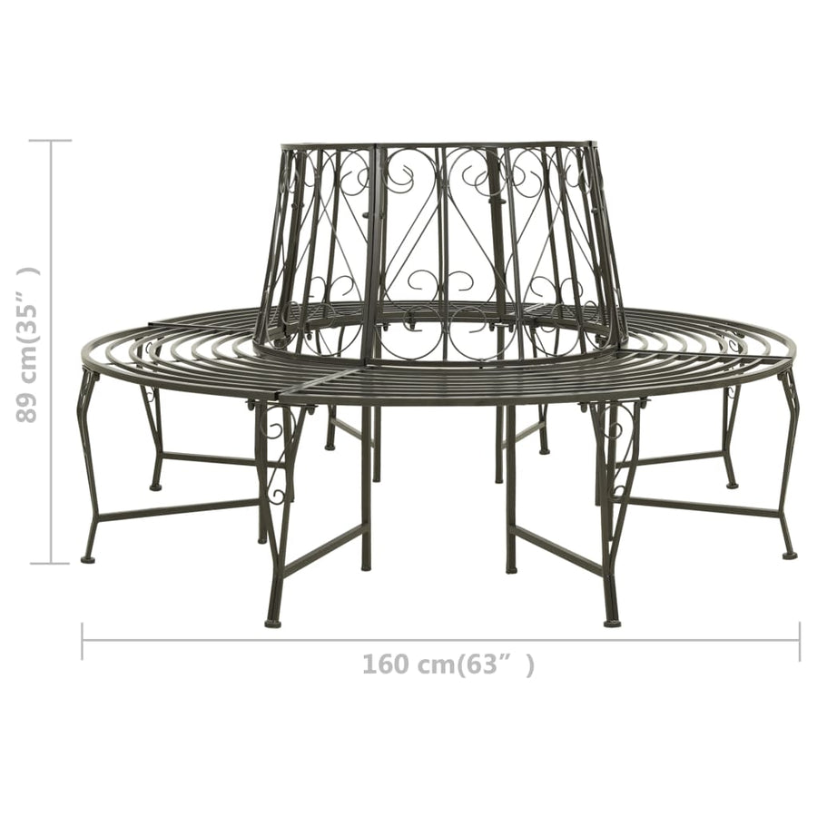 Boombank 160 Cm Staal