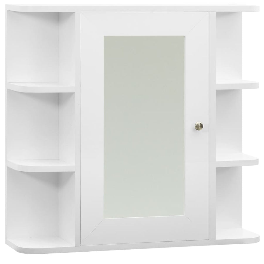 Badkamerspiegelkast 66X7X63 Cm Mdf Wit