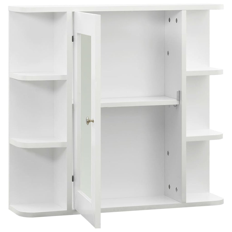 Badkamerspiegelkast 66X7X63 Cm Mdf Wit