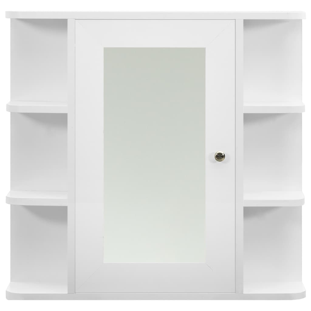 Badkamerspiegelkast 66X7X63 Cm Mdf Wit