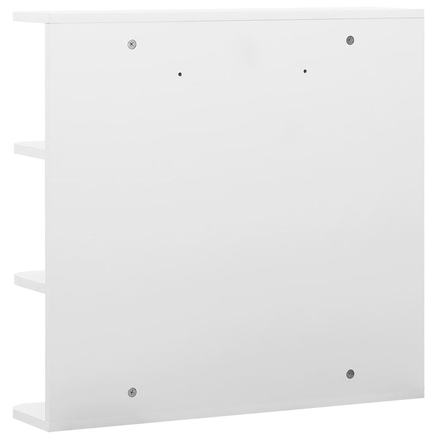 Badkamerspiegelkast 66X7X63 Cm Mdf Wit
