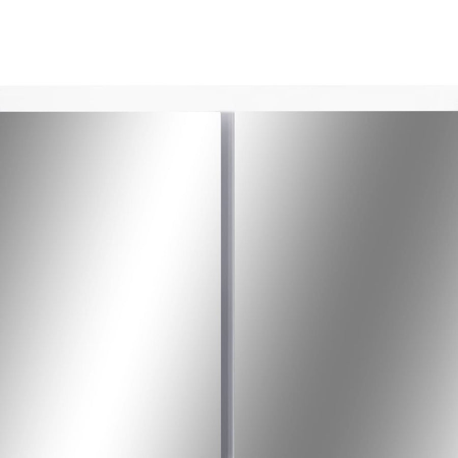Badkamerspiegelkast Led 80X5X60 Cm Mdf Wit