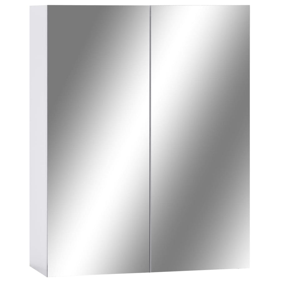 Badkamerspiegelkast 60X15X75 Cm Mdf Wit