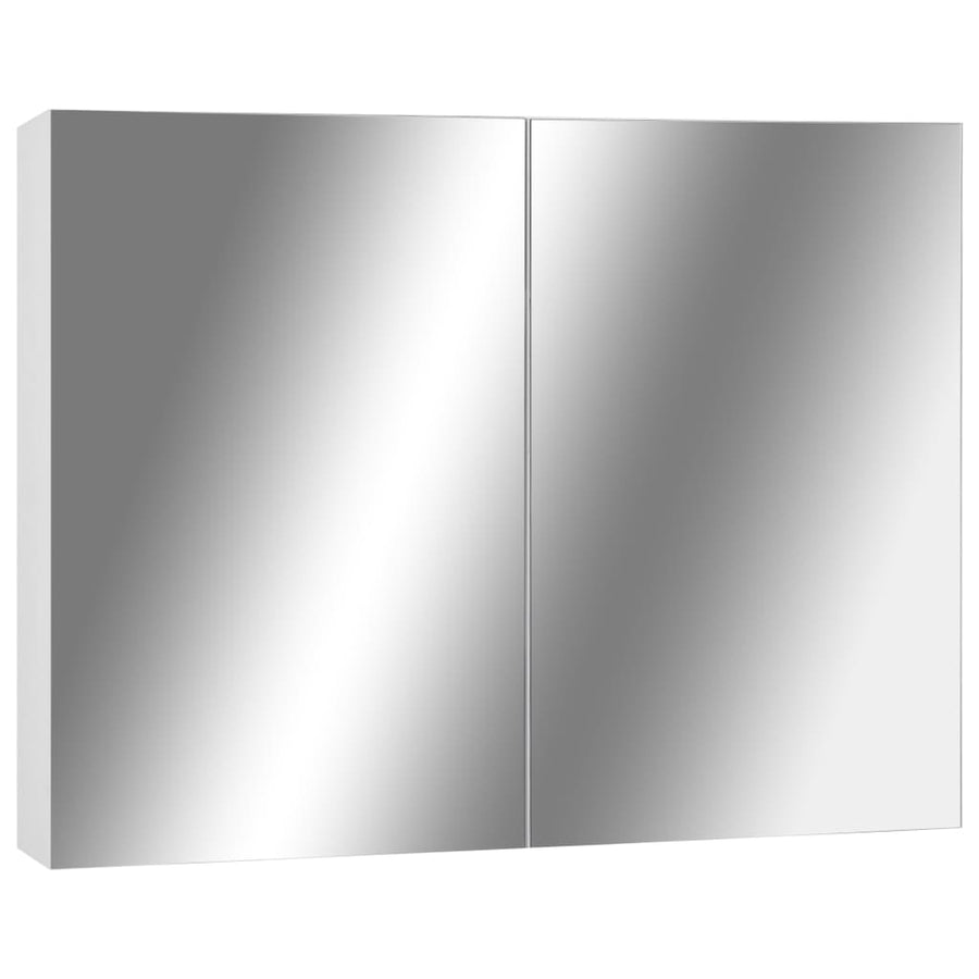 Badkamerspiegelkast 80X15X60 Cm Mdf Wit