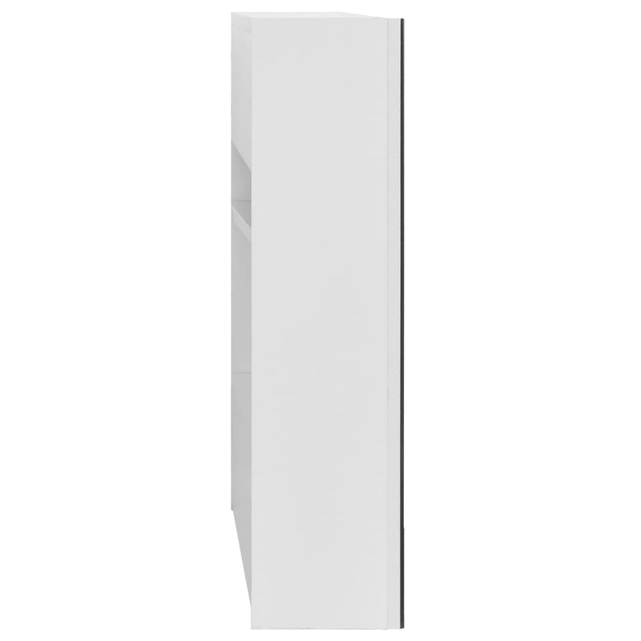 Badkamerspiegelkast 80X15X60 Cm Mdf Wit