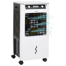 Luchtkoeler mobiel 3-in-1 80 W 73x38x30,5 cm wit en zwart