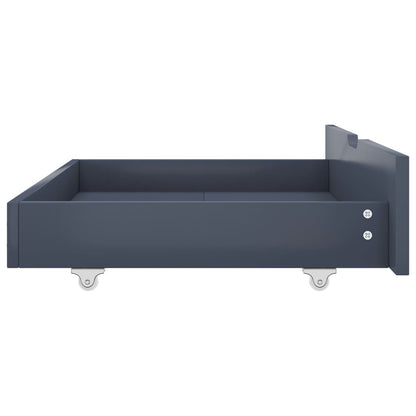 Bedlades 2 St Massief Grenenhout Lichtgrijs