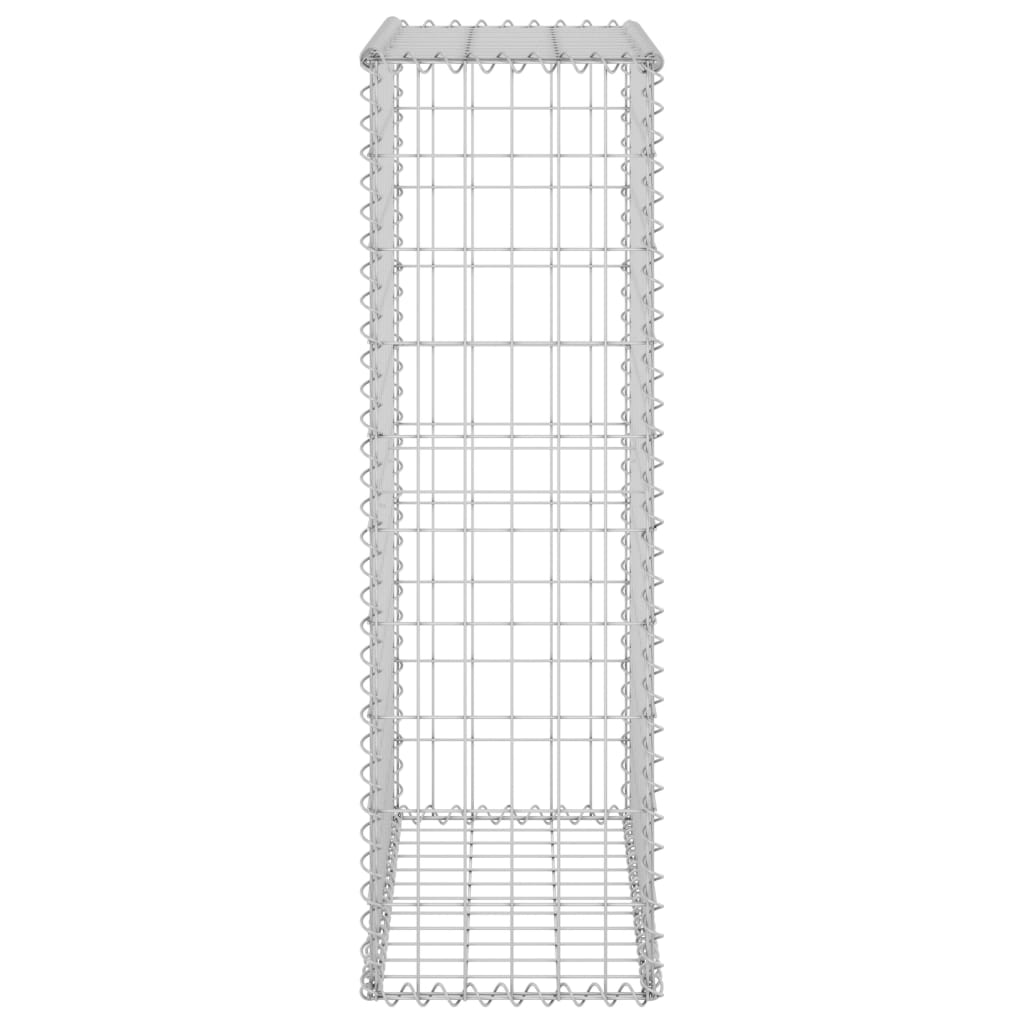 Schanskorfmuur Met Deksels Gegalvaniseerd Staal 60 x 30 x 100 cm