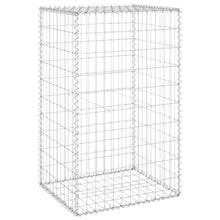 Schanskorfmuur met deksels 60x50x150 cm gegalvaniseerd staal 60 x 50 x 100 cm
