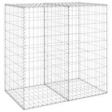 Schanskorfmuur met deksels 100x60x100 cm gegalvaniseerd staal 100 x 60 x 100 cm