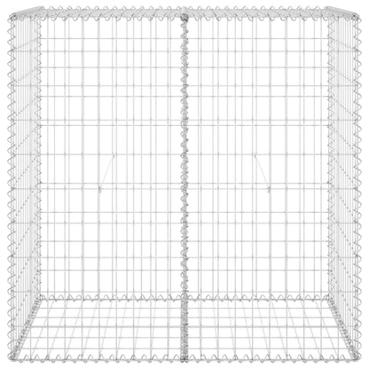 Schanskorfmuur met deksels 100x60x100 cm gegalvaniseerd staal 100 x 60 x 100 cm