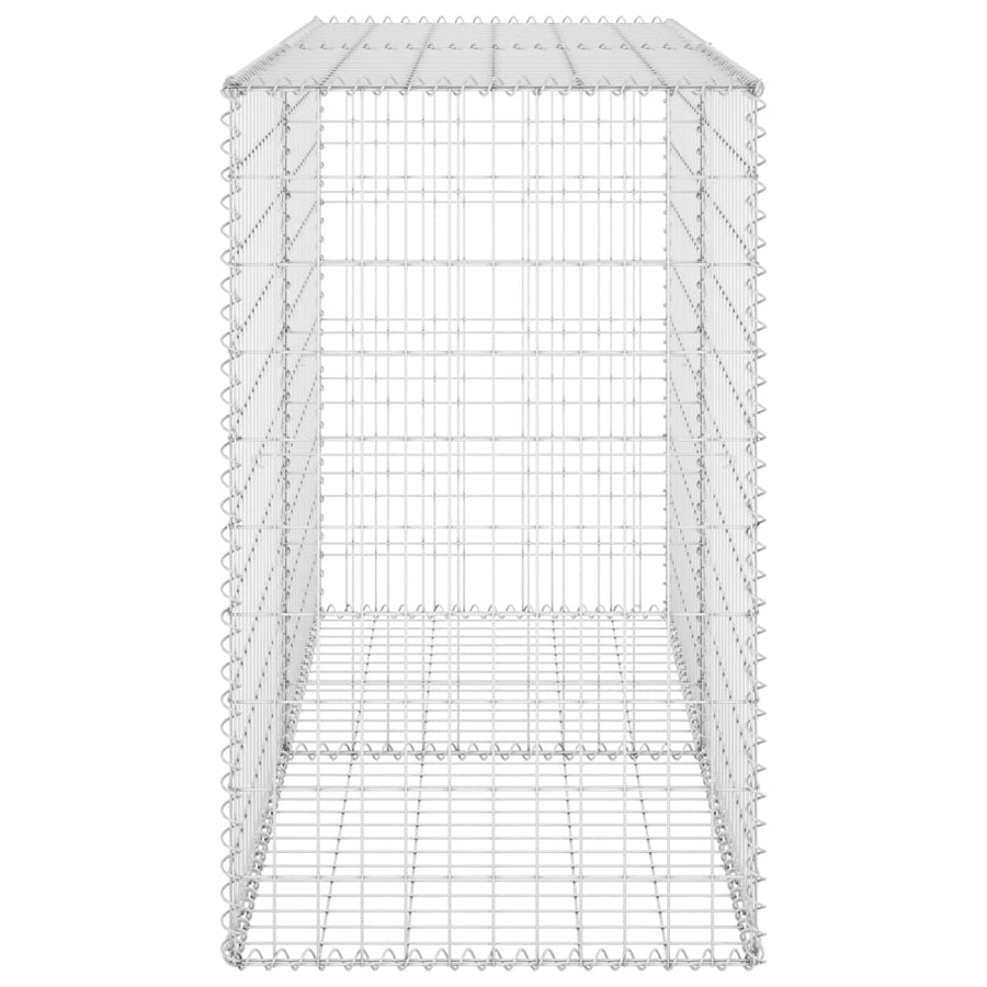 Schanskorfmuur met deksels 150x60x100 cm gegalvaniseerd staal 150 x 60 x 100 cm