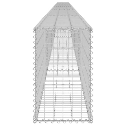 Schanskorfmuur met deksels 900x30x50 cm gegalvaniseerd staal