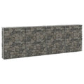 Gabion wall with lids 300x30x100 cm galvanized steel