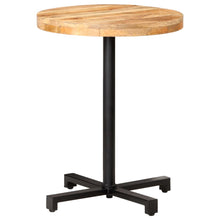 Bistrotafel Rond Ø60X75 Cm Ruw Mangohout Ø 60 x 75 cm