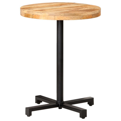 Bistrotafel Rond Ø60X75 Cm Ruw Mangohout Ø 60 x 75 cm
