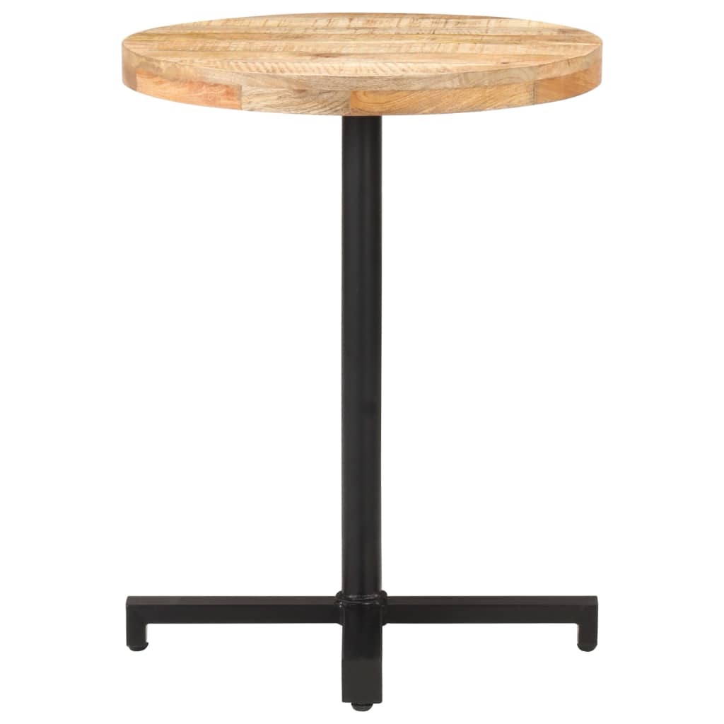 Bistrotafel Rond Ø60X75 Cm Ruw Mangohout Ø 60 x 75 cm